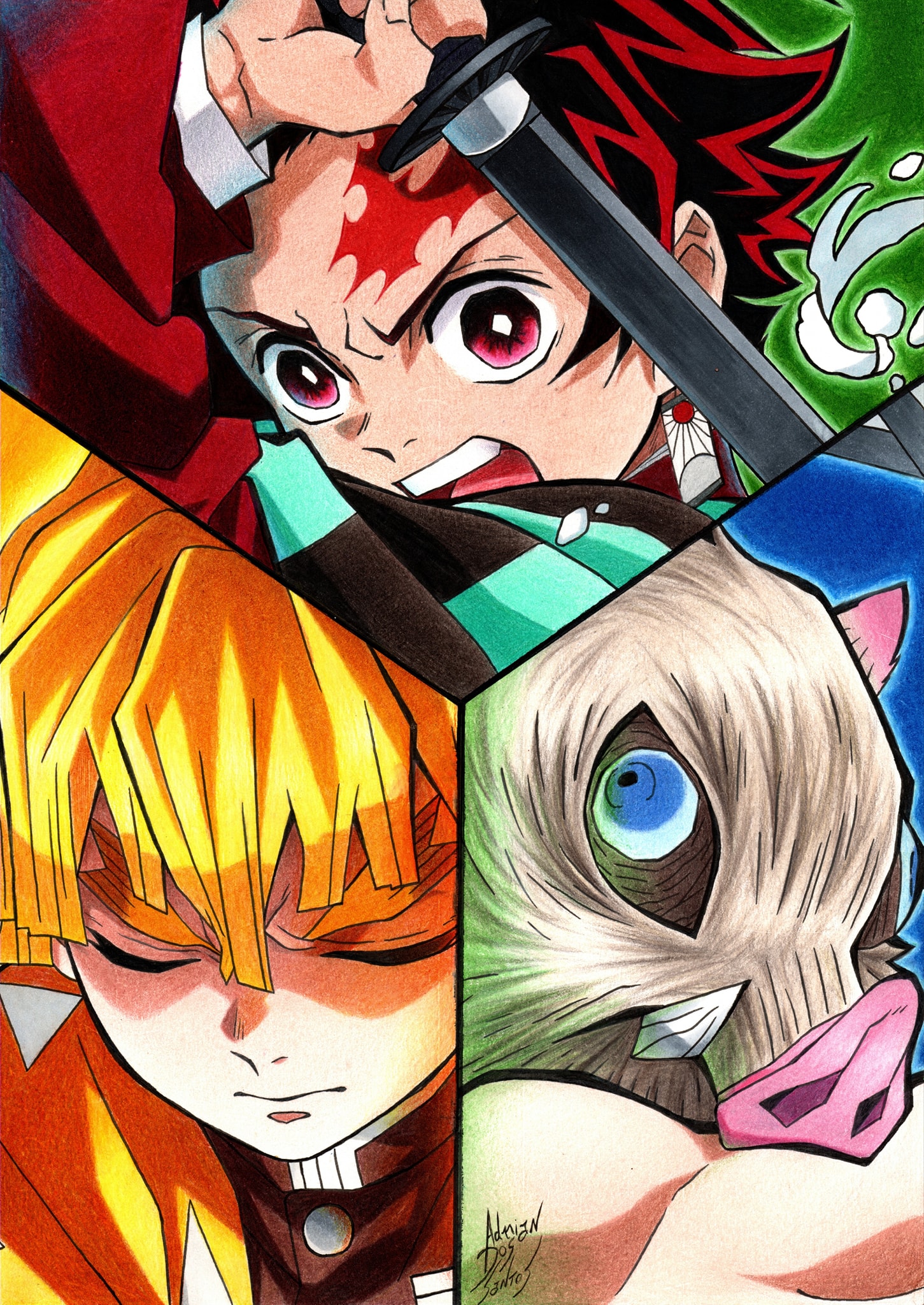 Fan Art : Desenhos de Animes e heróis